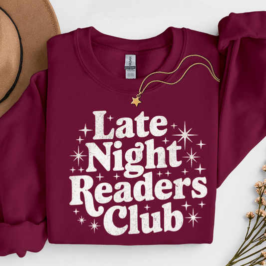 Late Night Readers Club Sweater