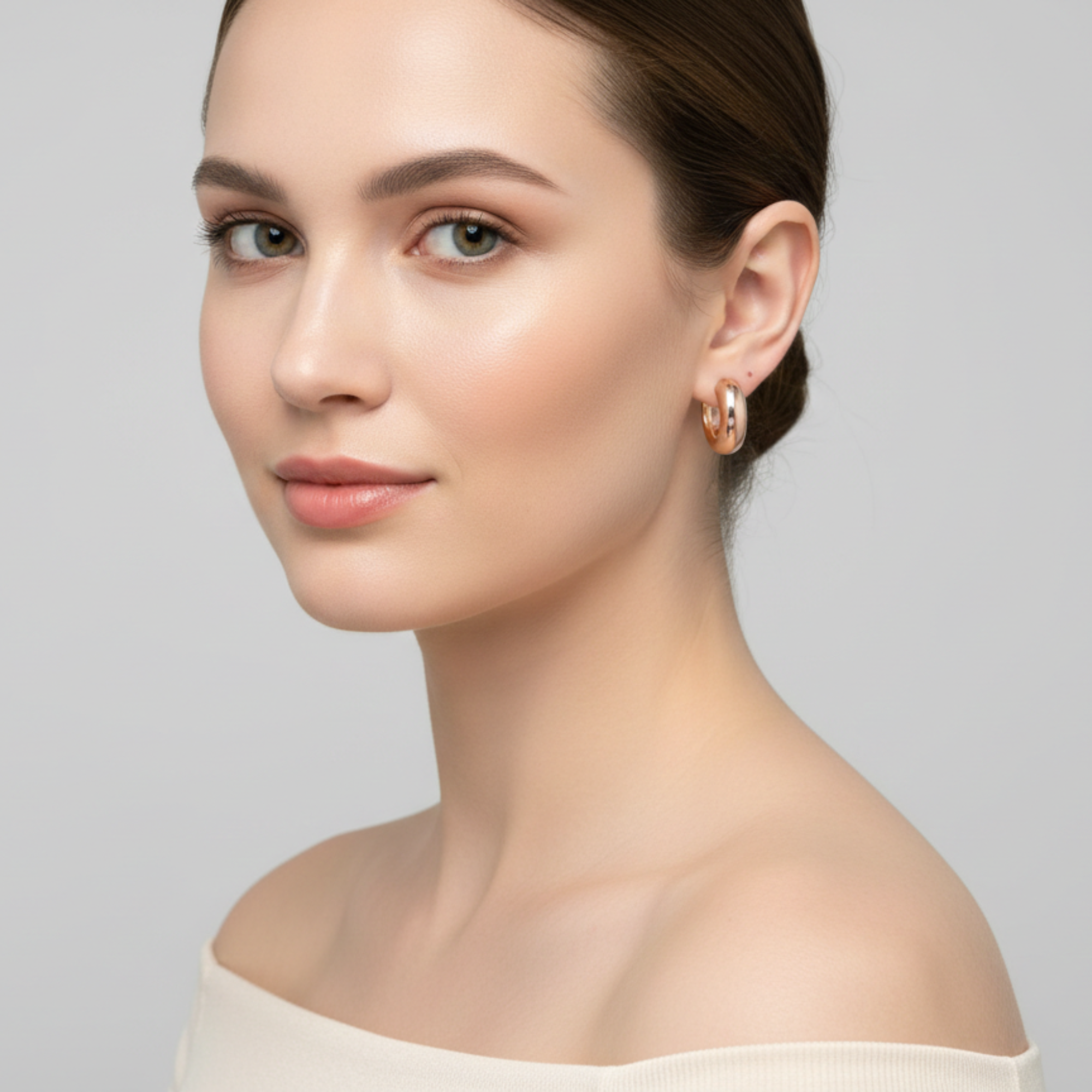 Mini Dome Hoop Earrings