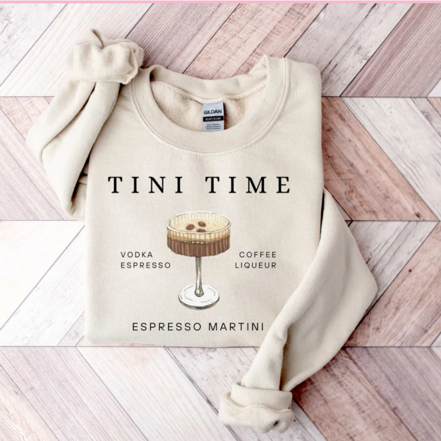 Tini Time Espresso Martini Sweater
